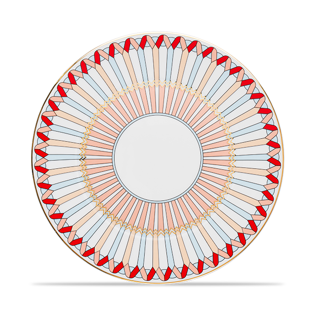 Десертная тарелка Веер