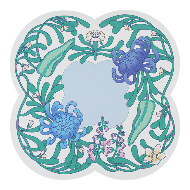 Деревянный плейсмат Дикий сад